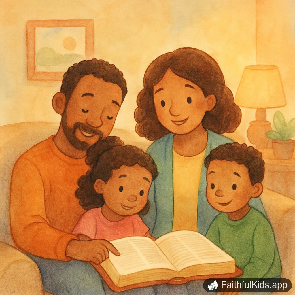 Illustration from 1 John Bible Trivia: 24 Questions and Answers for Kids