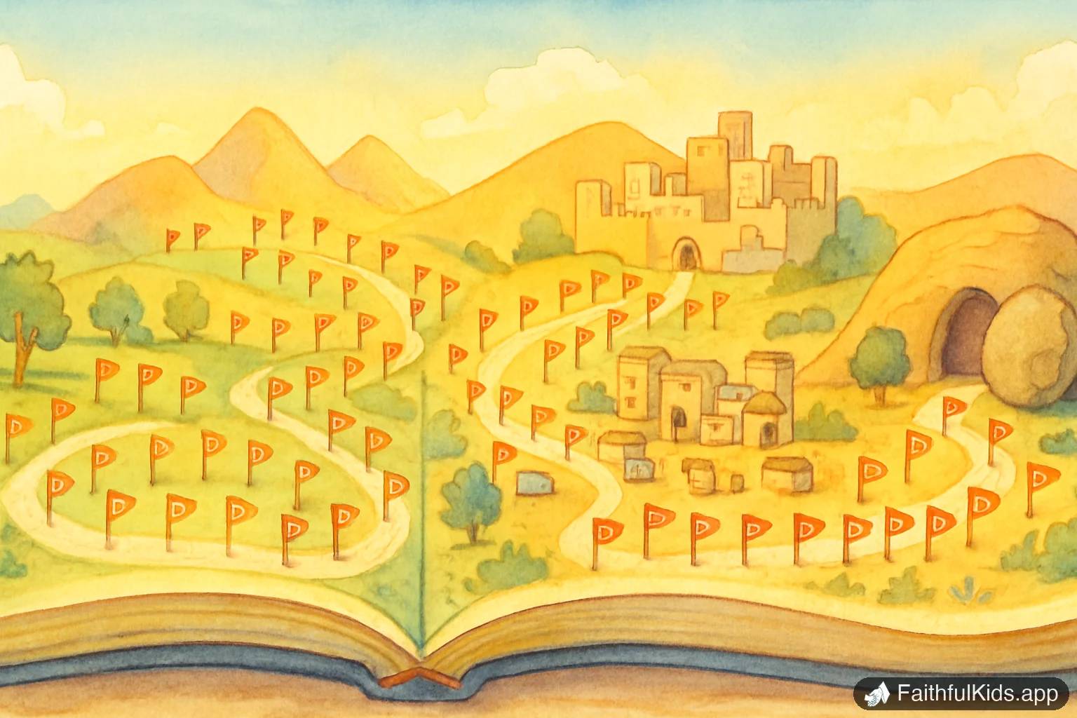 100 Bible Trivia Questions and Answers (Free Printable) - Bible Story Illustration