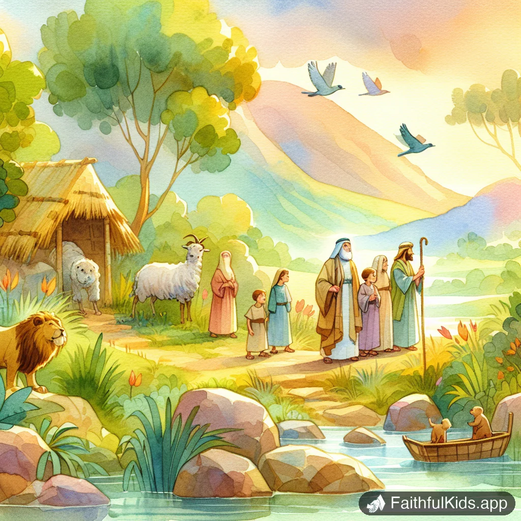 Illustration from A New Creation for Kids: Bible Story Explained Simply