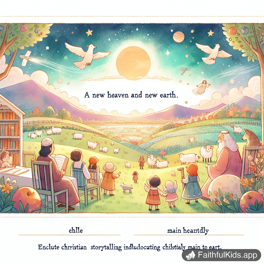 Illustration from A New Heaven and New Earth for Kids: Bible Story Explained Simply