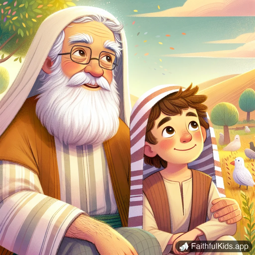 Illustration from Abraham and Isaac for Kids: Bible Story Explained Simply