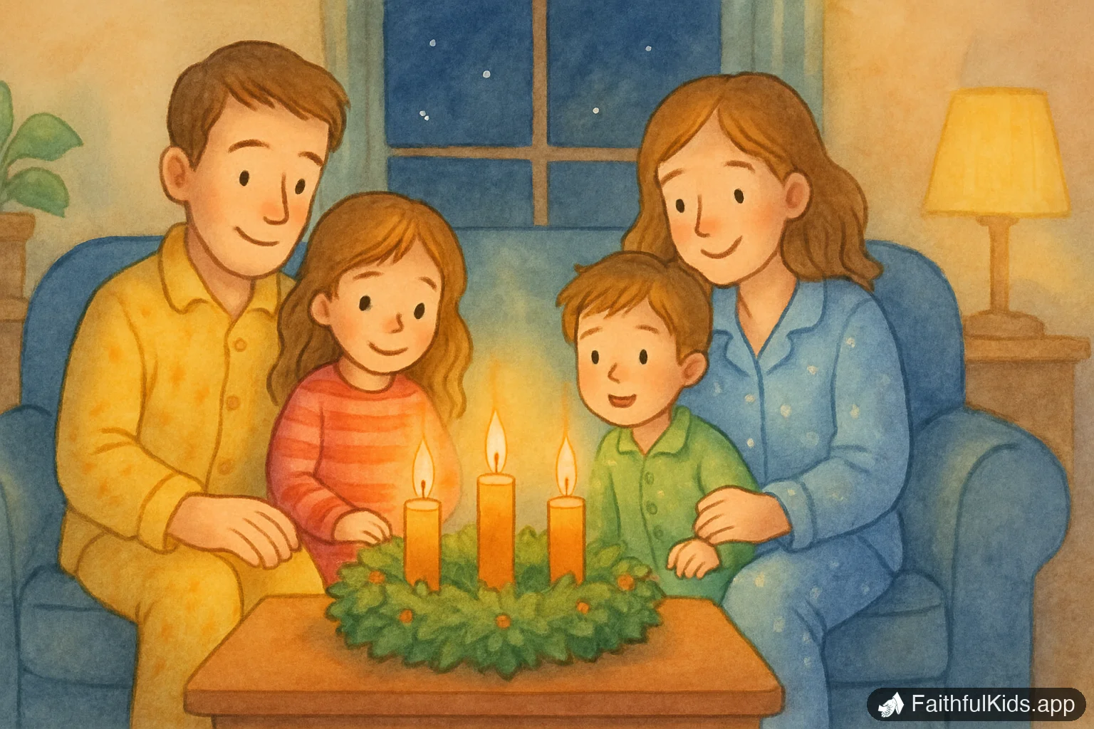 25 Days of Advent Devotions for Kids (Free Plan) - Bible Story Illustration