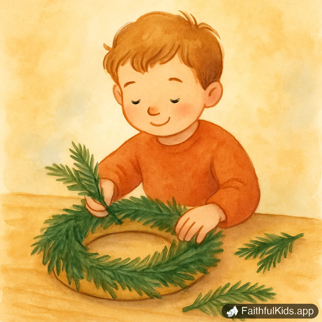 Advent Wreath Meaning for Kids: Candles + Devotions - Key Moment Illustration
