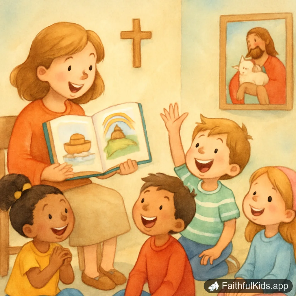 18 Bedtime Prayers for Kids (Rhyming, Short, and Sweet) - Key Moment Illustration