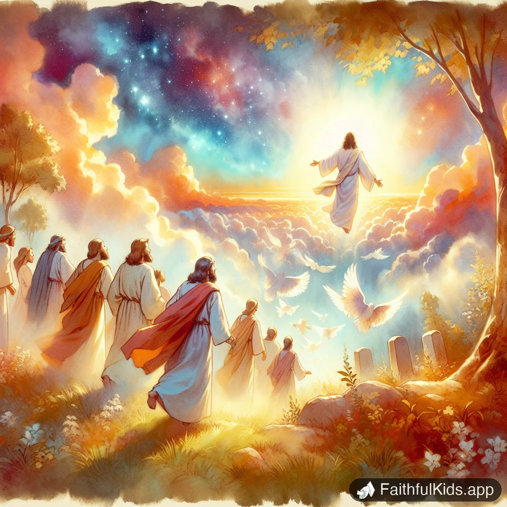 Behold I Am Coming Soon for Kids: Bible Story Explained Simply - Key Moment Illustration