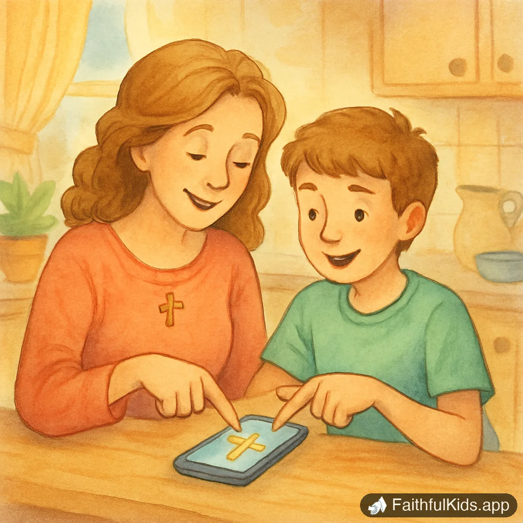The 5 Best Bible Apps for Tweens in 2026 - Key Moment Illustration