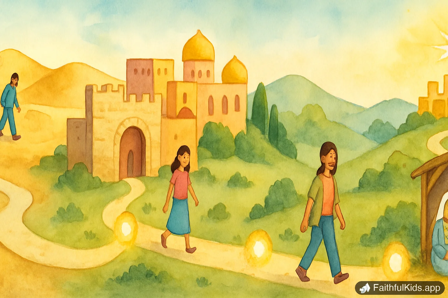 Bible Apps That Take Kids Through the Whole Bible in Order, Genesis to Revelation (Not Just the Famous Stories) - Bible Story Illustration