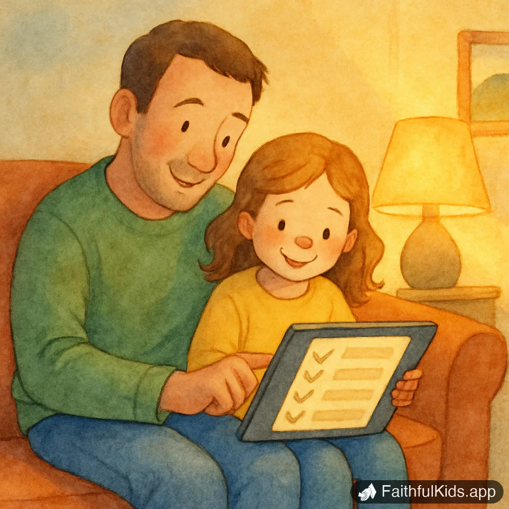 Illustration from Bible Apps for Kids With a Parent Dashboard and Separate Profiles: What Each One Actually Shows You