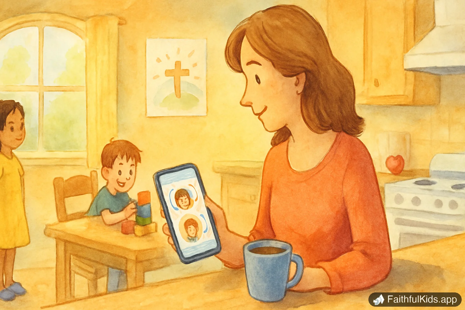 Bible Apps for Kids With a Parent Dashboard and Separate Profiles: What Each One Actually Shows You - Bible Story Illustration