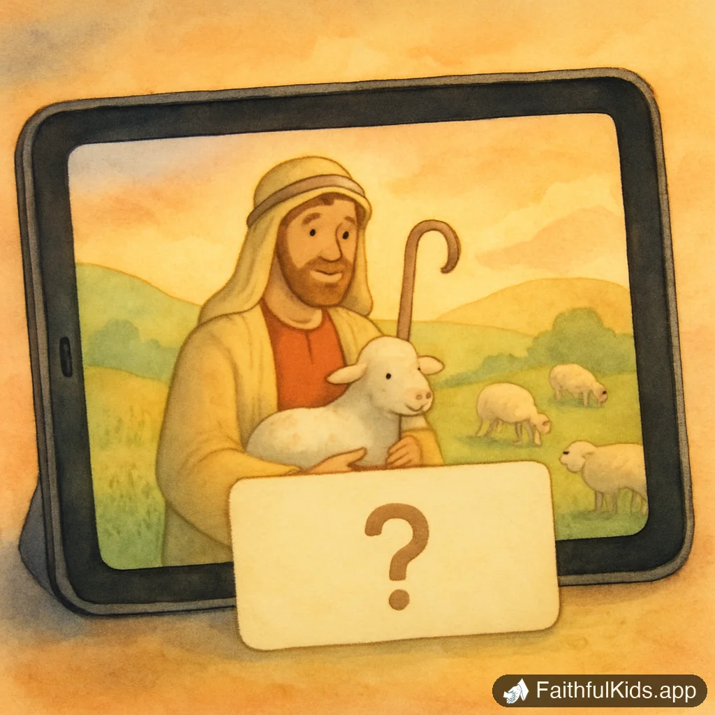Bible Video Lessons for Kids With a Quiz After Every Story: Which Apps Actually Check Understanding - Key Moment Illustration
