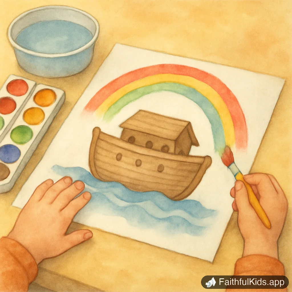 Illustration from 15 Bible Crafts for Sunday School (Cheap and Low-Prep)
