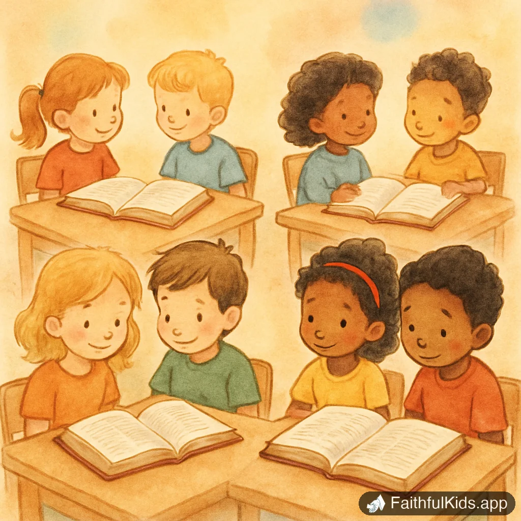8 Bible Lesson Plans for Elementary Kids (Ages 6-10) - Key Moment Illustration
