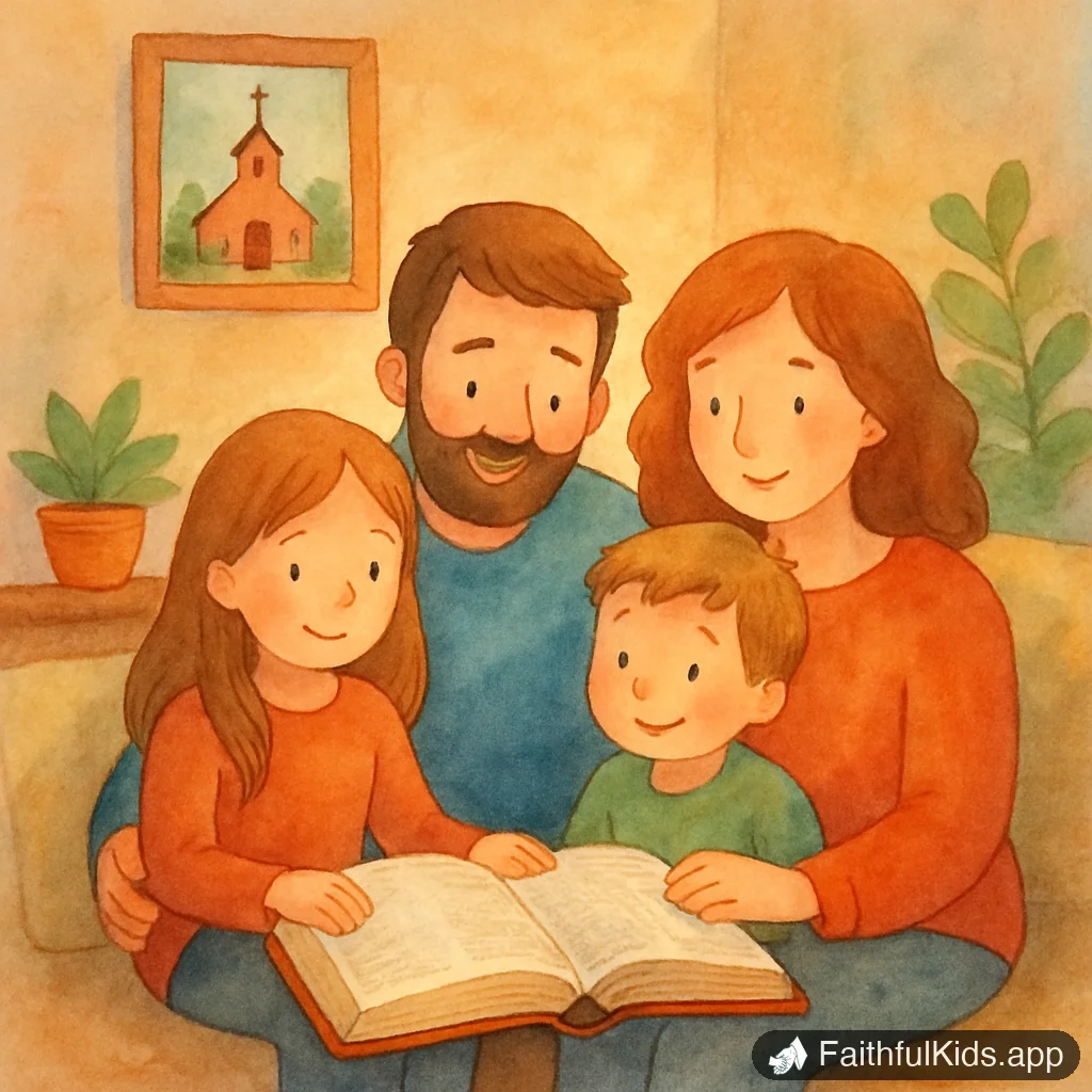 Illustration from 16 Bible Object Lessons for Kids Using Household Items