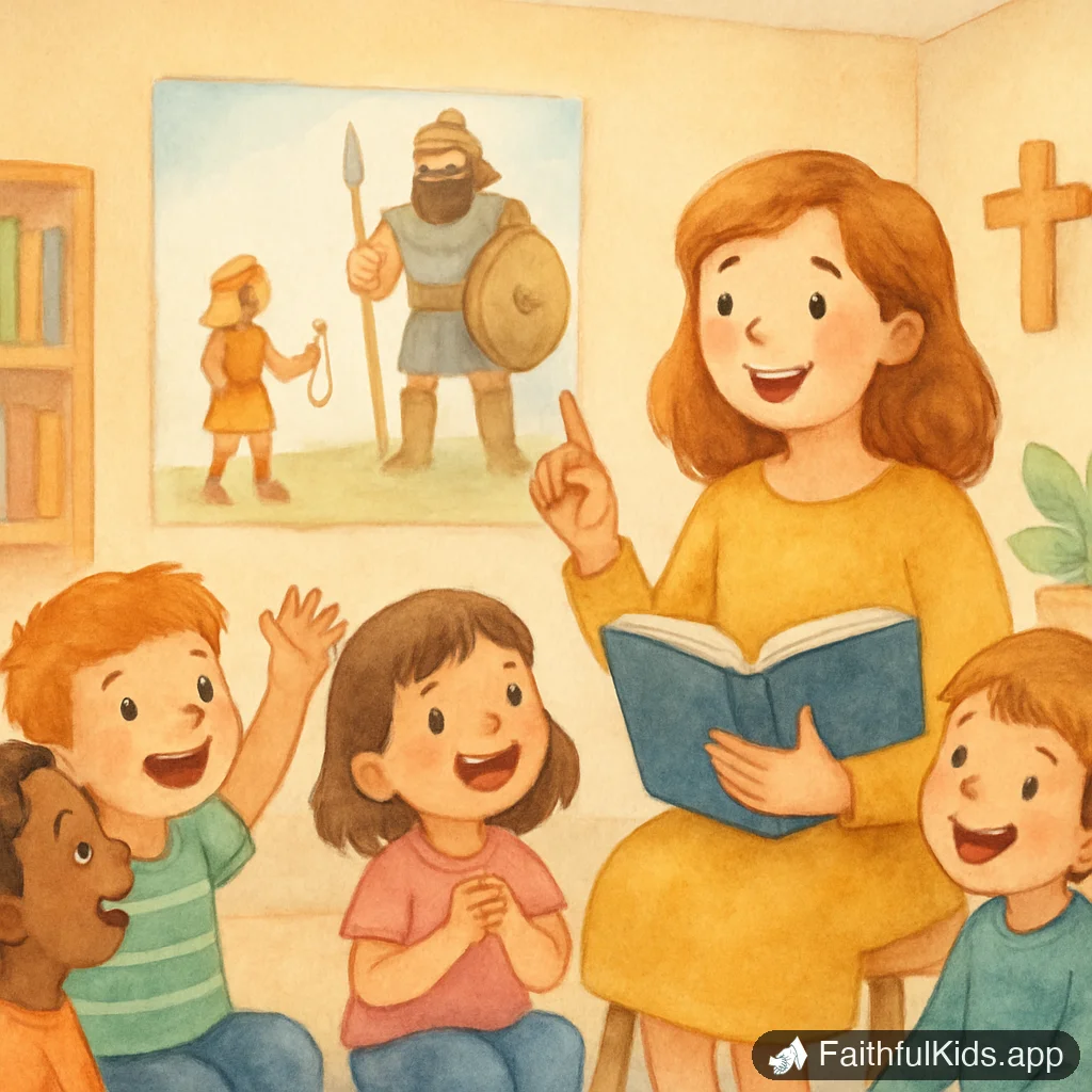 16 Bible Object Lessons for Kids Using Household Items - Key Moment Illustration