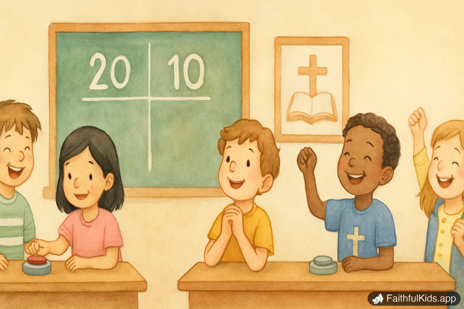 12 Bible Review Games for Sunday School That Kids Beg For - Bible Story Illustration
