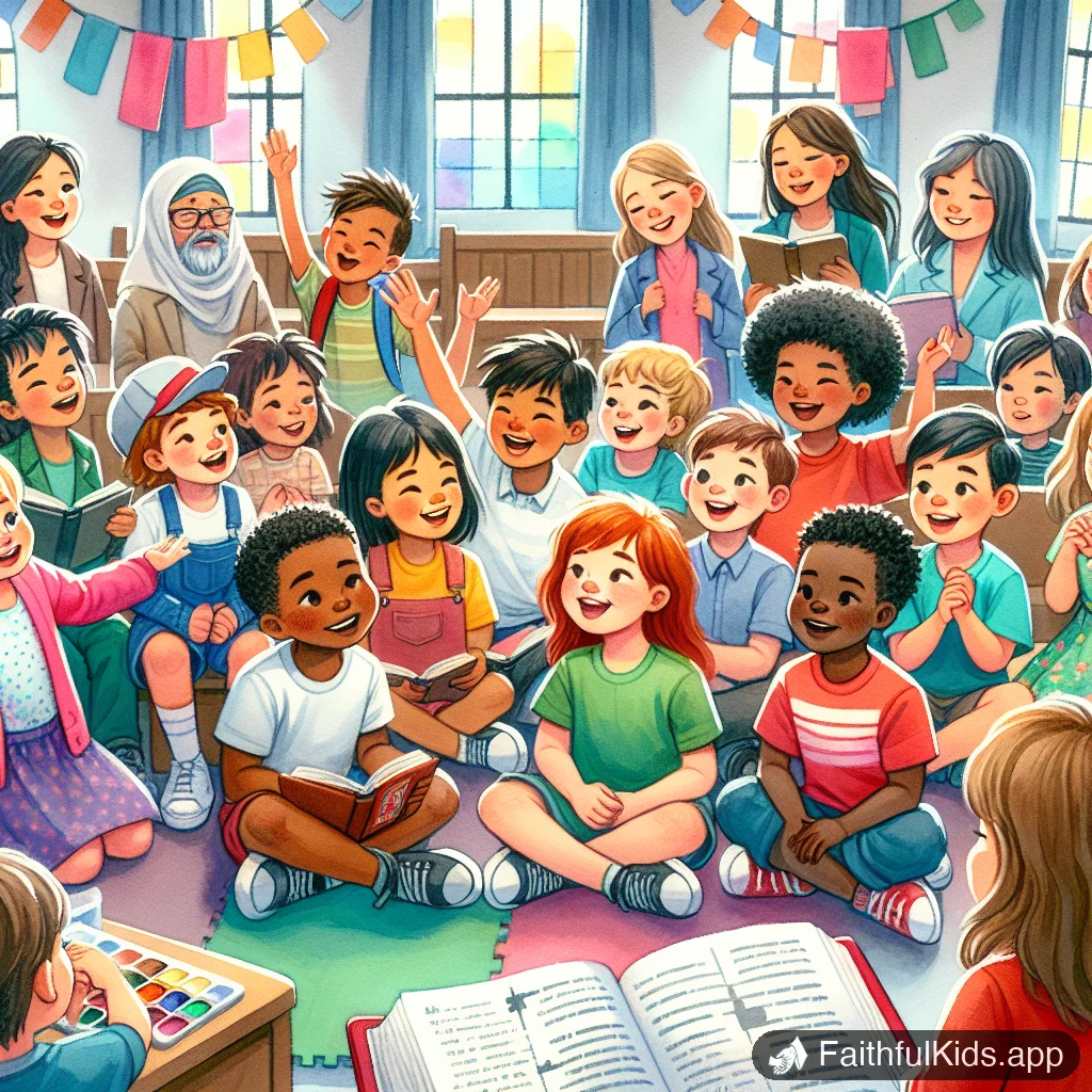 8 Bible Stories About Friendship for Kids - Key Moment Illustration