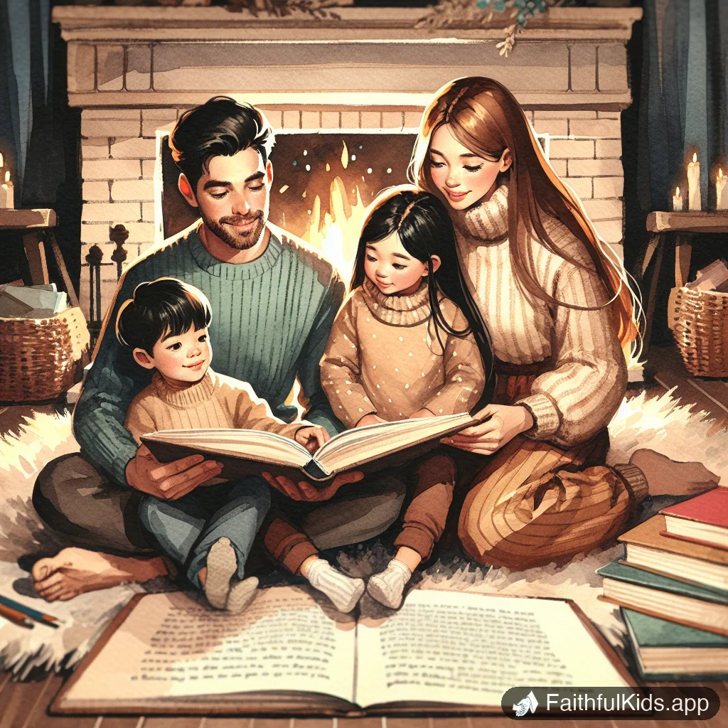 Illustration from 10 Bible Stories About Obedience for Kids