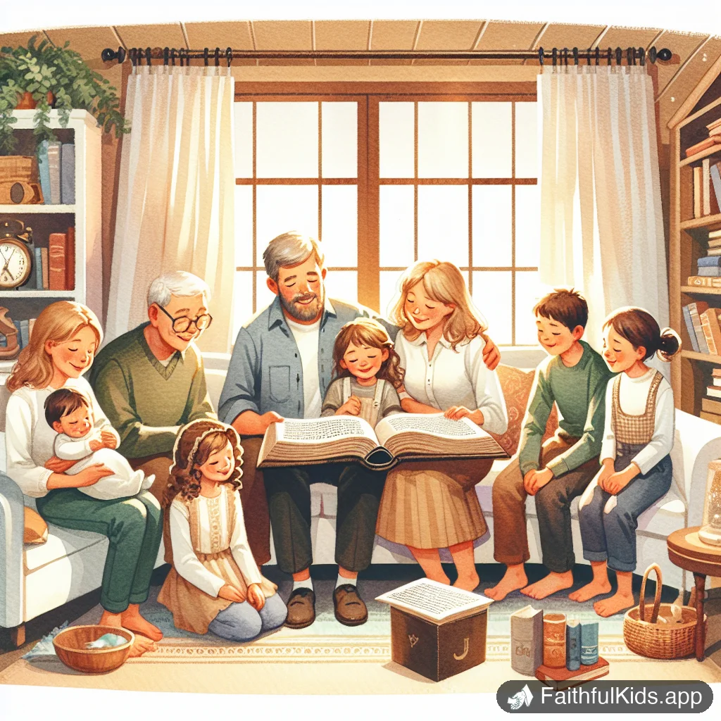 Illustration from 12 Best Bible Stories for Toddlers (Ages 2-4): Simple and Sweet