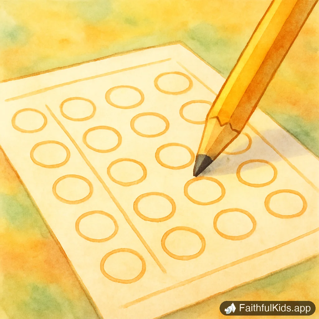 Illustration from 75 Multiple-Choice Bible Trivia Questions (Printable)