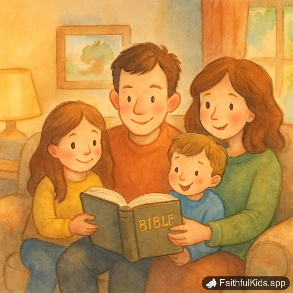 Illustration from 23 Bible Verses About Courage for Kids (With the Stories)