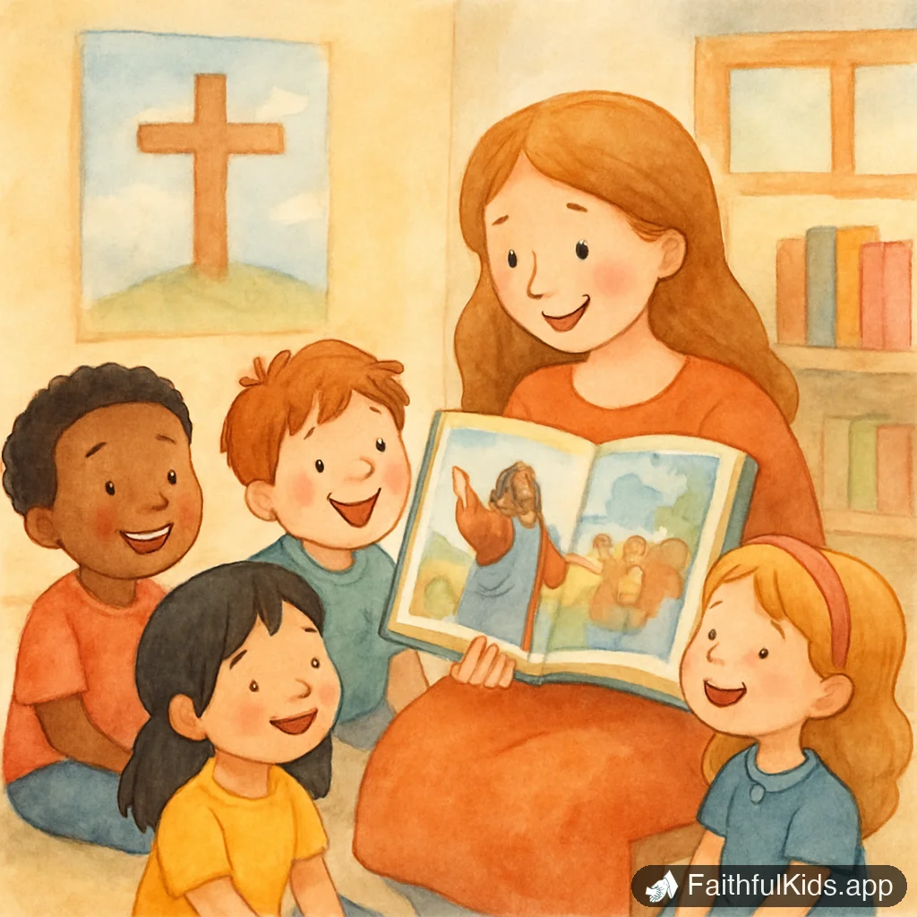 22 Bible Verses About Generosity for Kids (By Situation) - Key Moment Illustration
