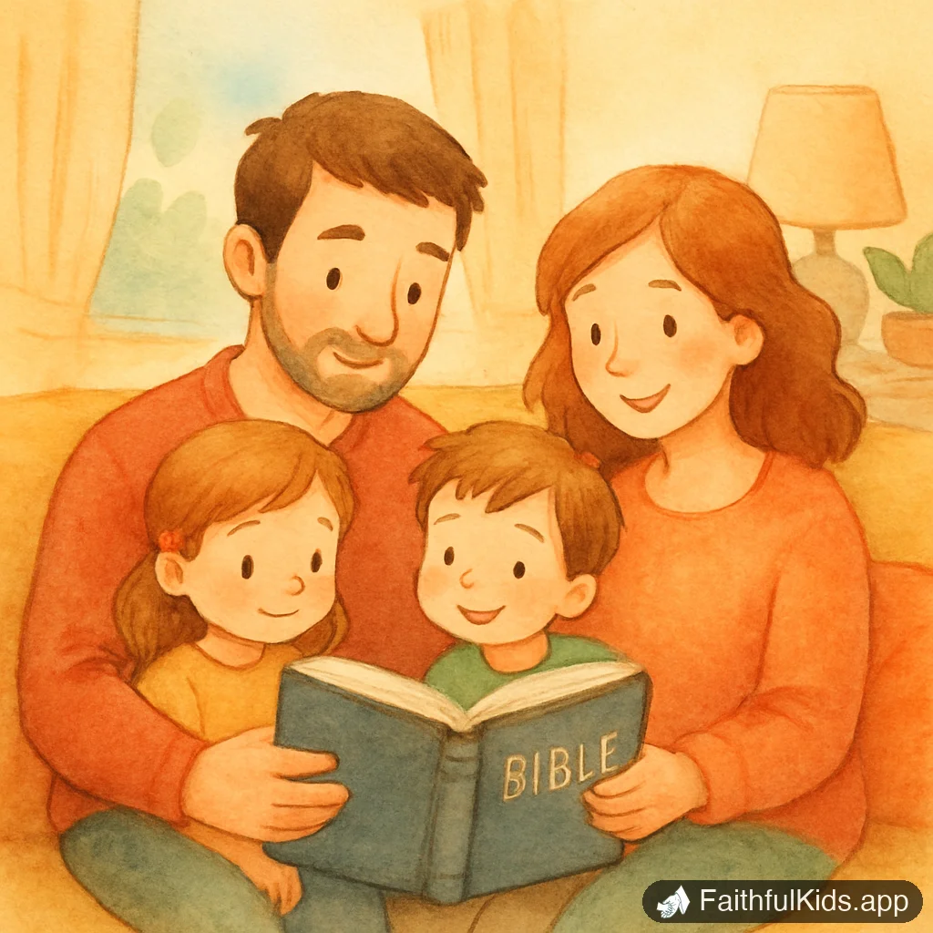 Illustration from 23 Bible Verses About Peace for Kids (Calm Any Moment)