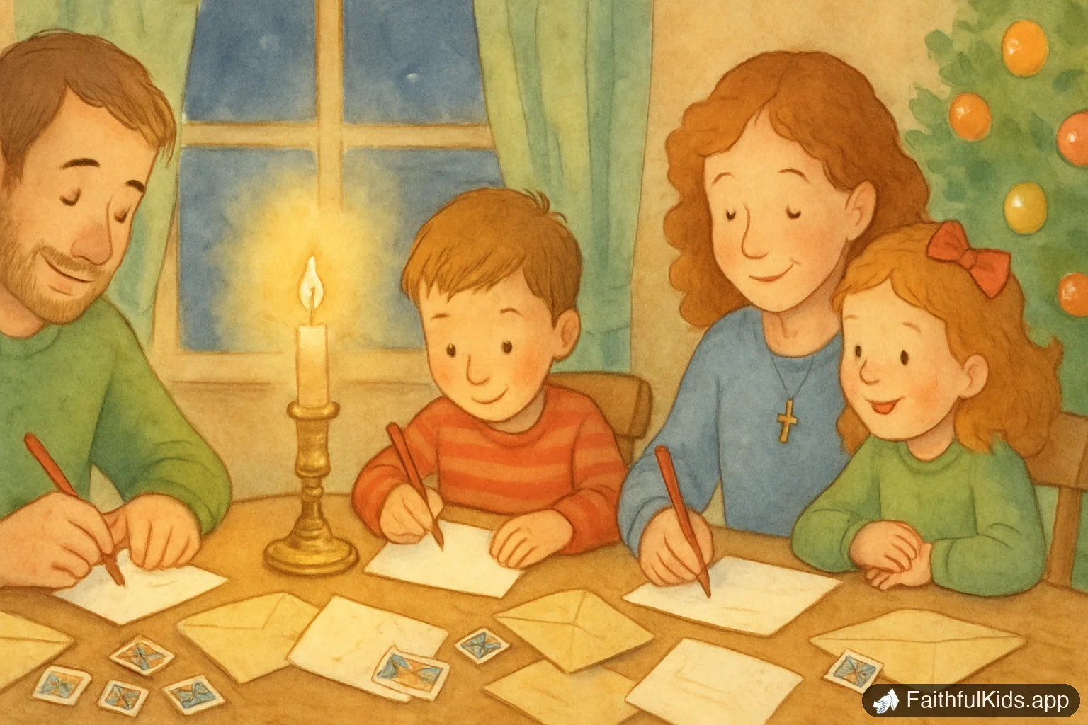 20 Bible Verses for Christmas Cards (With Message Ideas) - Bible Story Illustration