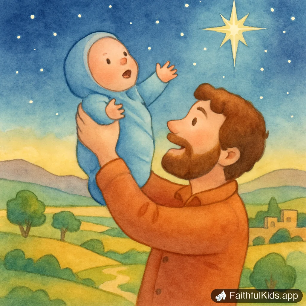 Illustration from Biblical Boy Names: 90 Names with Meanings and Stories