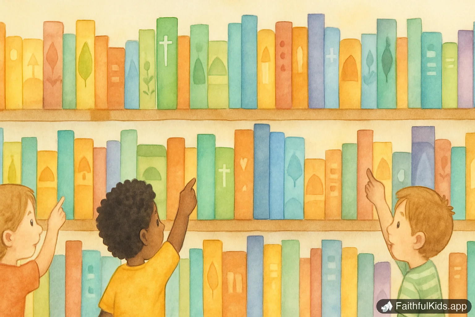 Books of the Bible Printable Guide for Kids (All 66 Books) - Bible Story Illustration