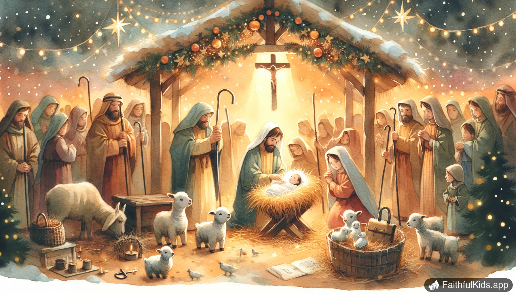Born in a Manger for Kids: Bible Story Explained Simply