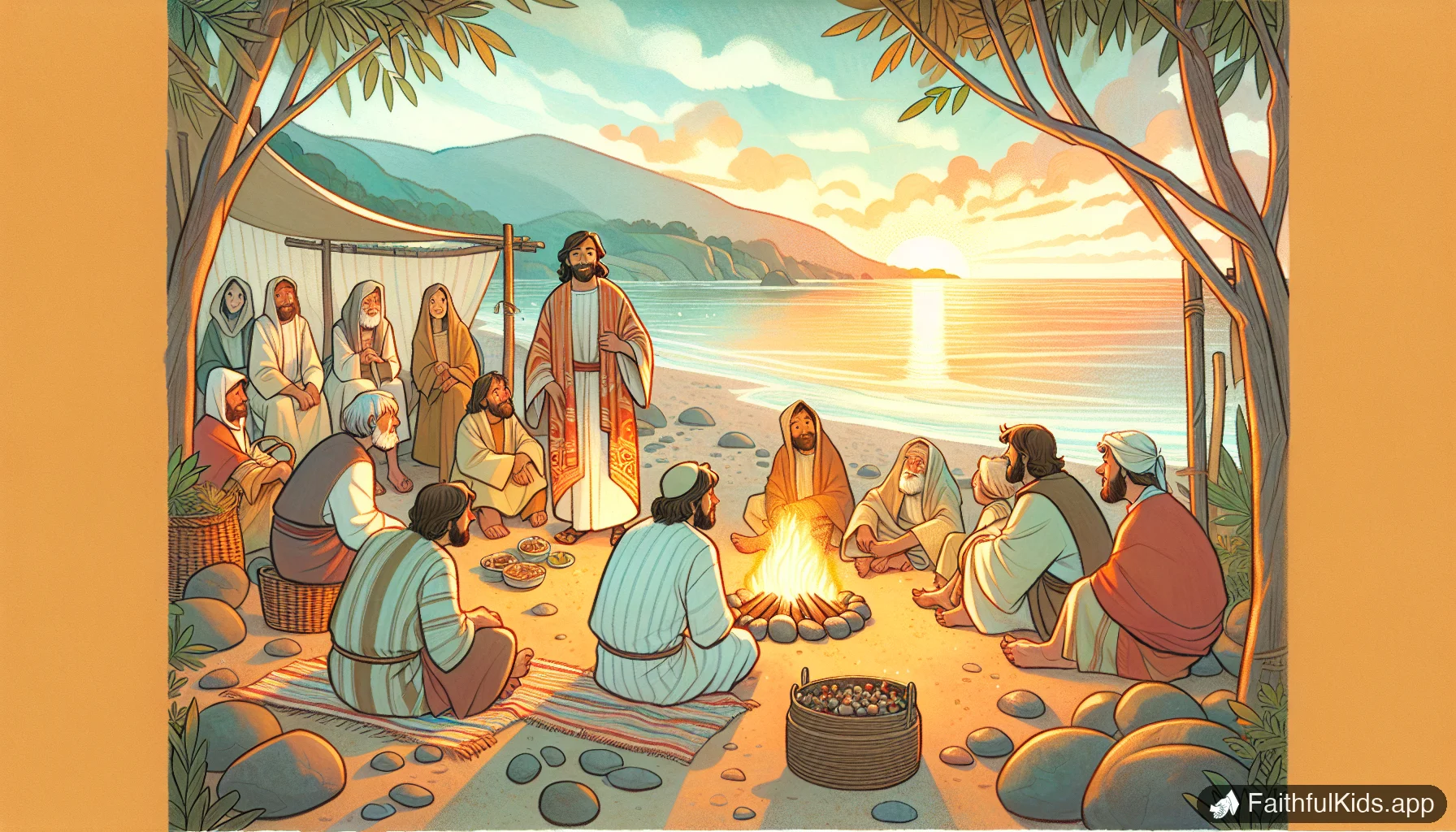 Breakfast on the Beach for Kids: Bible Story Explained Simply