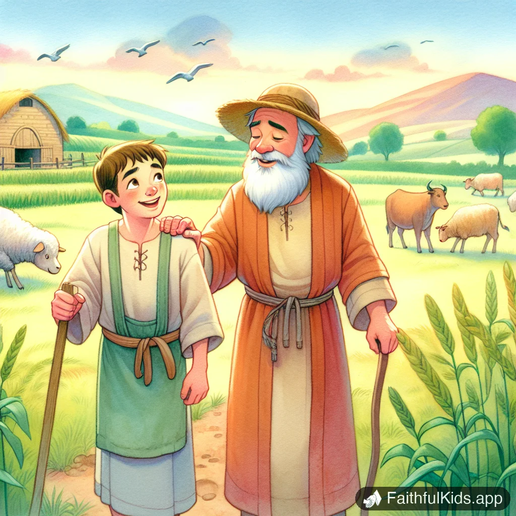 Illustration from Cain and Abel for Kids: Bible Story Explained Simply
