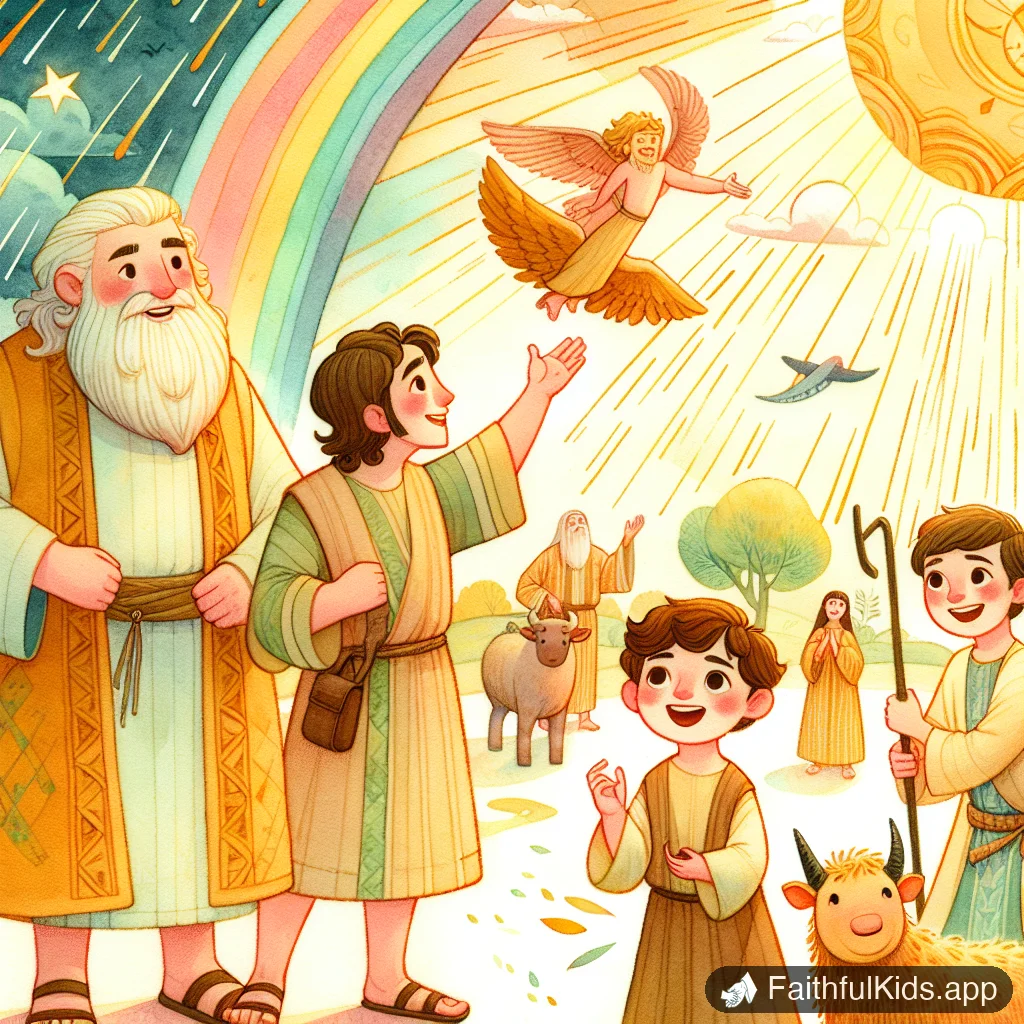 Cain and Abel for Kids: Bible Story Explained Simply - Key Moment Illustration