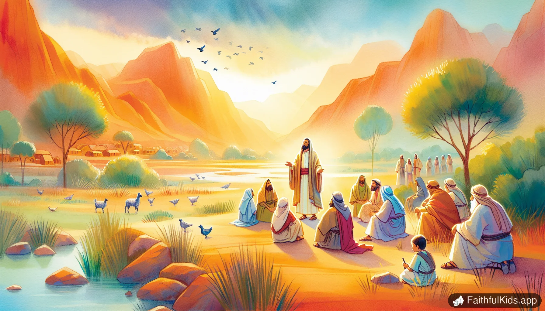 Choosing to Serve for Kids: Bible Story Explained Simply