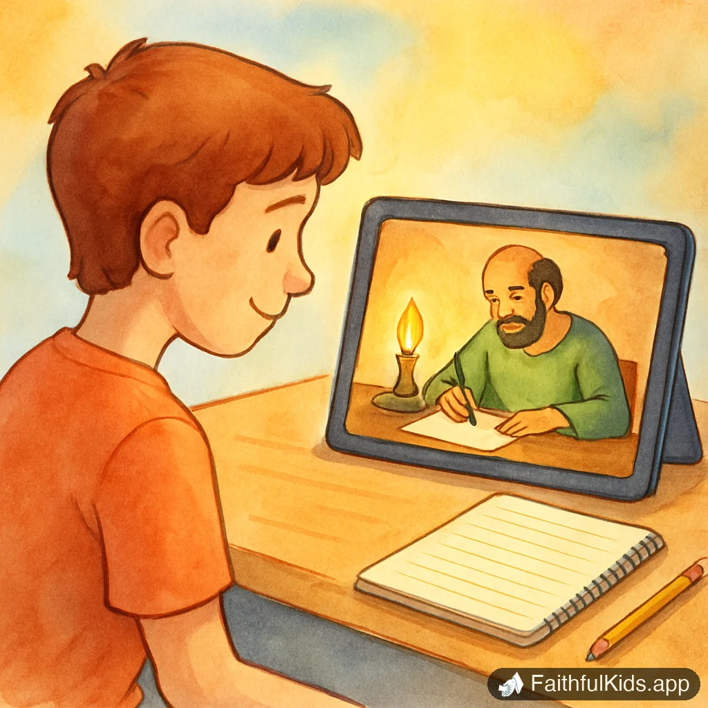 Illustration from Christian Apps That Grow With Your Child From 5 to 15 (Instead of Ones They Outgrow by Second Grade)