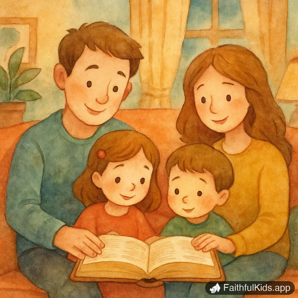Illustration from 15 Christian Cartoons for Kids Worth Watching in 2026