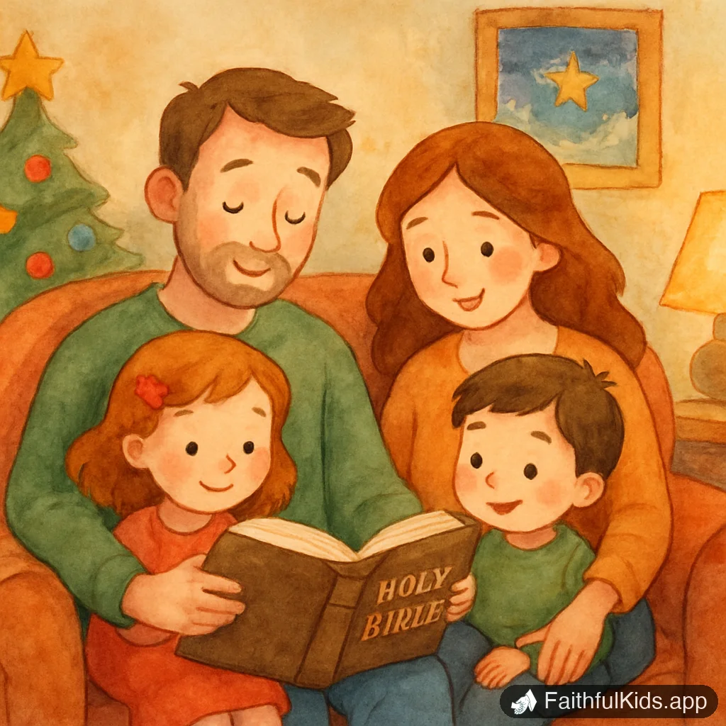 Illustration from 16 Christian Christmas Traditions for Families to Start Now
