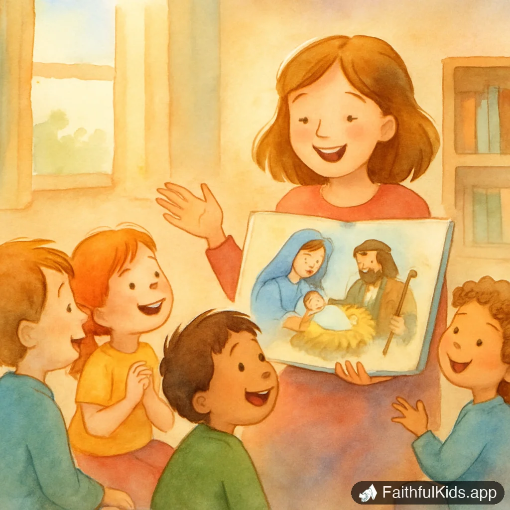 Christmas Prayers for Kids: 16 Simple Prayers for the Season - Key Moment Illustration