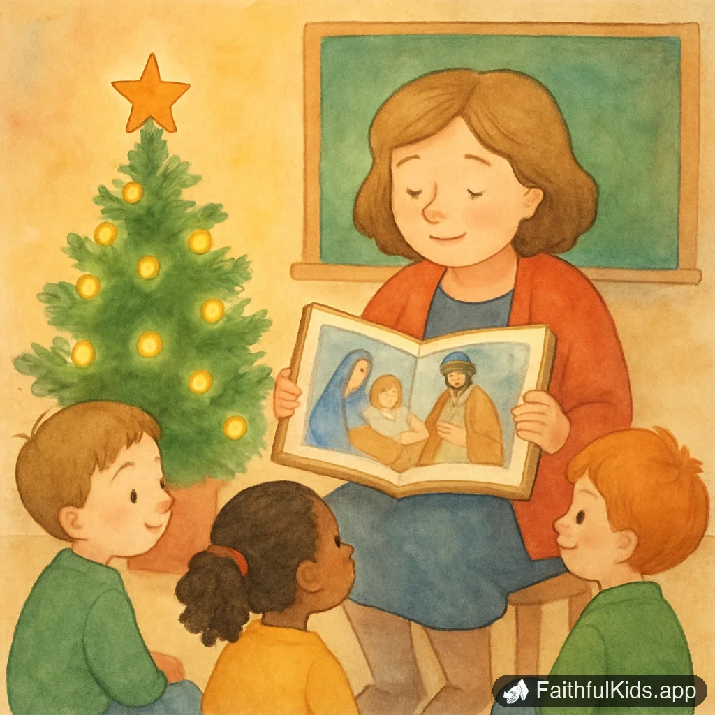 6 Christmas Sunday School Lessons for December - Key Moment Illustration
