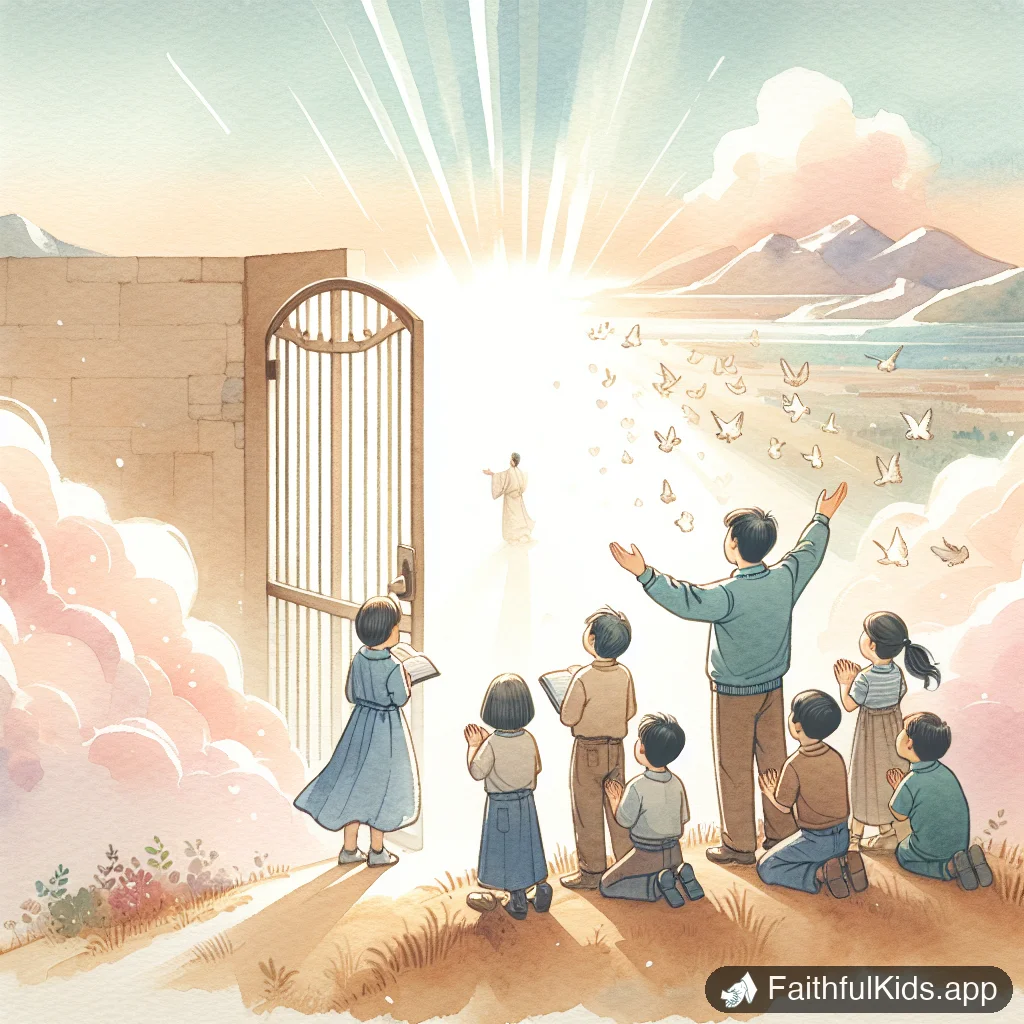 Cyrus Sets Them Free for Kids: Bible Story Explained Simply - Key Moment Illustration