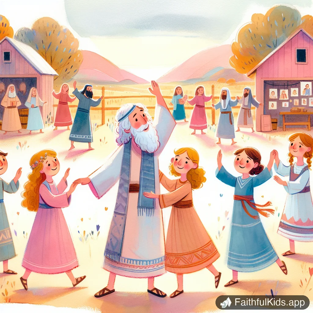 Illustration from Dancing Before the Lord for Kids: Bible Story Explained Simply