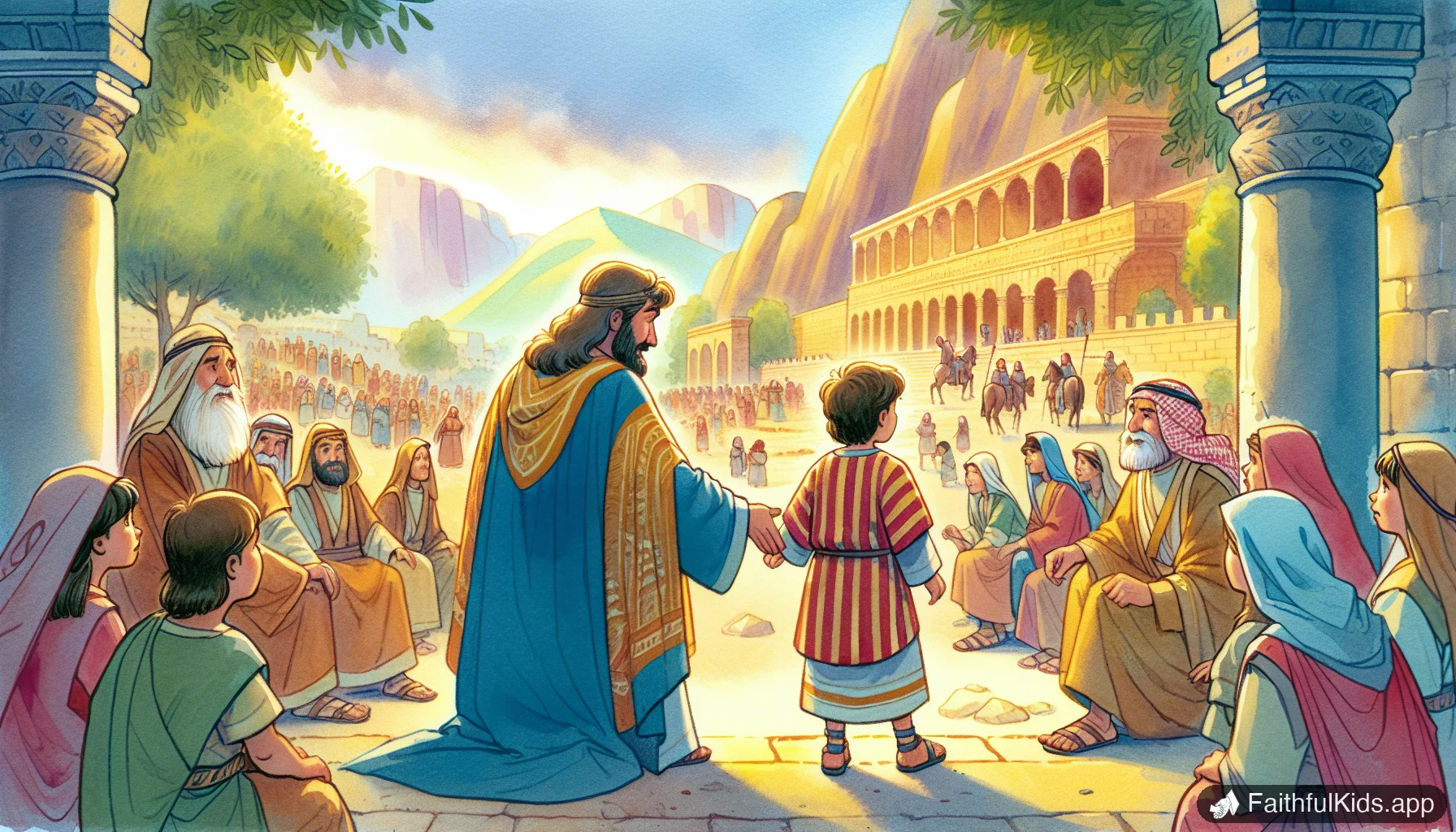 David and Mephibosheth for Kids: Bible Story Explained Simply