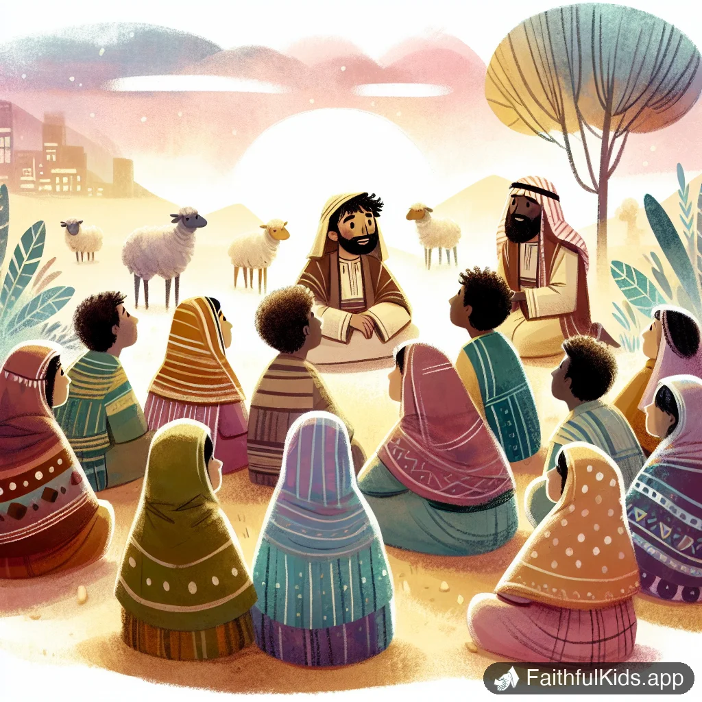 Illustration from David Becomes King for Kids: Bible Story Explained Simply