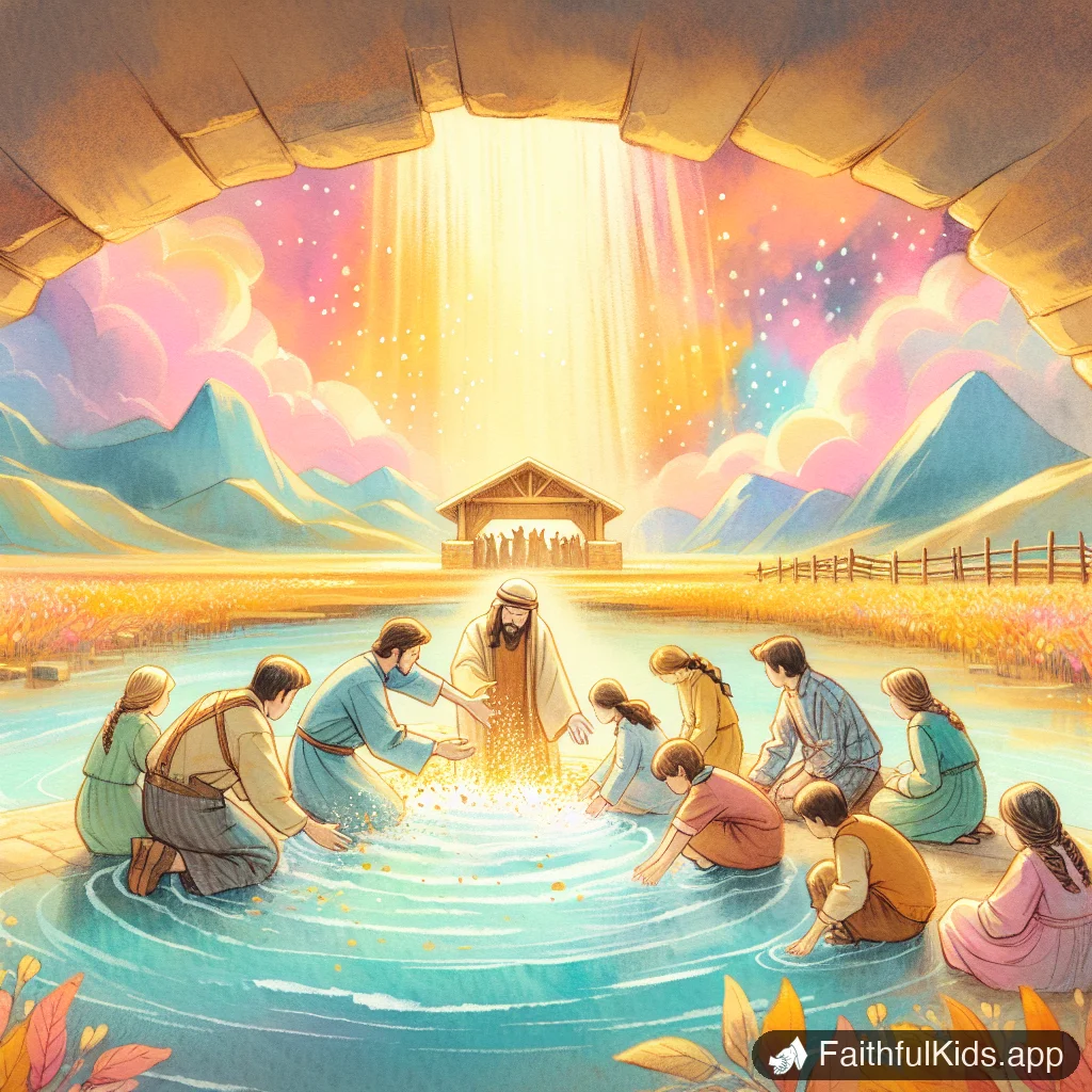 Davids Final Words for Kids: Bible Story Explained Simply - Key Moment Illustration