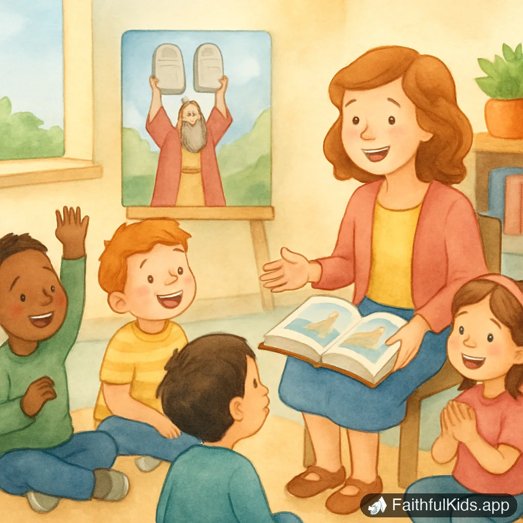 Deuteronomy Bible Trivia: 32 Questions and Answers for Kids - Key Moment Illustration