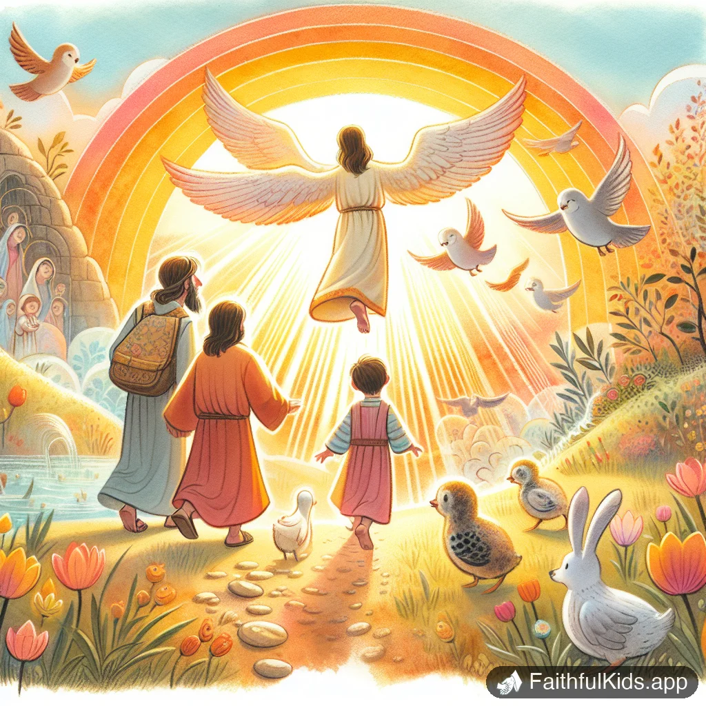 Do Not Worry for Kids: Bible Story Explained Simply - Key Moment Illustration