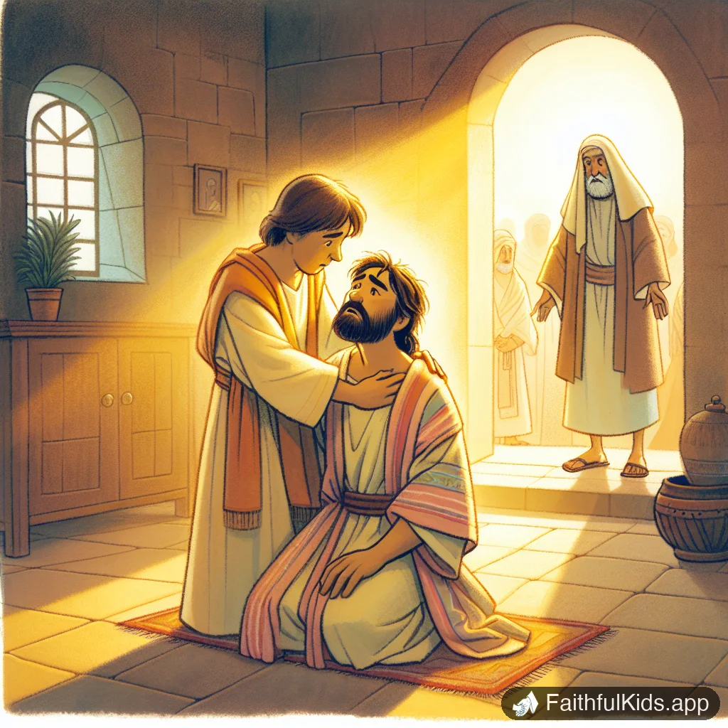 Doubting Thomas for Kids: Bible Story Explained Simply - Key Moment Illustration