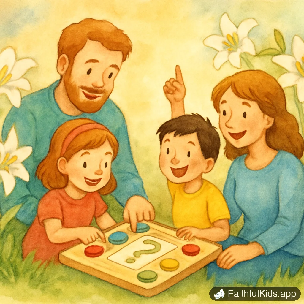 Illustration from Easter Bible Trivia for Kids: 40 Questions and Answers