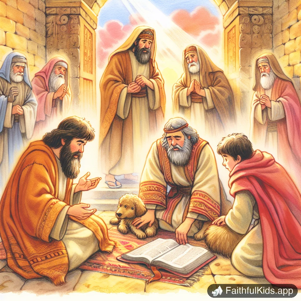 Elisha Double Portion for Kids: Bible Story Explained Simply - Key Moment Illustration