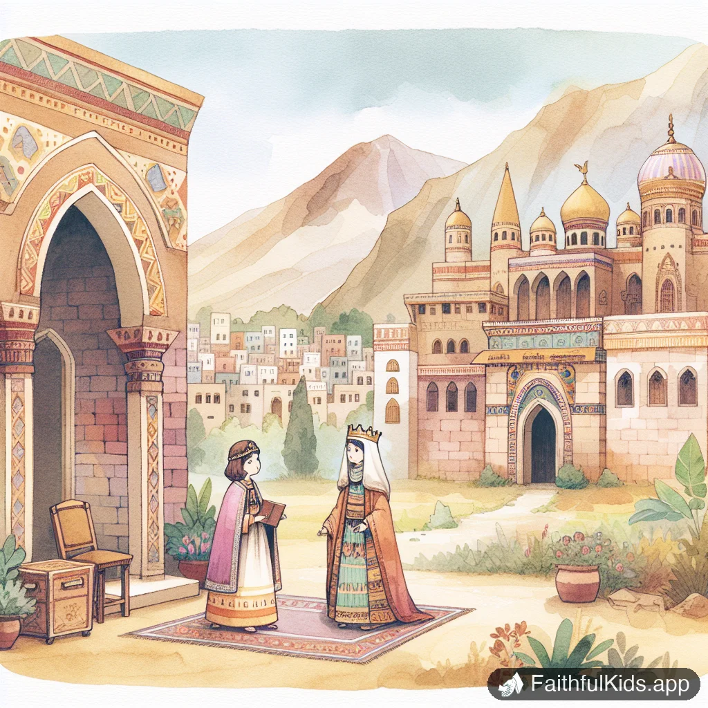 Illustration from Esther Becomes Queen for Kids: Bible Story Explained Simply